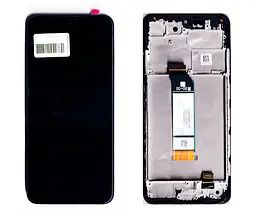 Дисплей Xiaomi Redmi Note 10 5G/ Poco M3 Pro 5G чорний + рамка