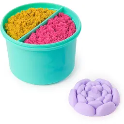 Набір піску для творчості Kinetic Sand Казкові квіти 2 кольори 227 г (71677) - мініатюра 2
