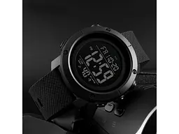 Наручний годинник чоловічий 1426BKBK All Black Skmei acs0030748 - мініатюра 3