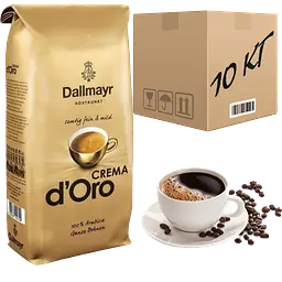 Кава в зернах Dallmayr Crema D`oro 1кг (ящик 10кг)