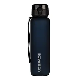 Пляшка для води UZSPACE 3038Dark-Blue 1000 мл, темно-синя