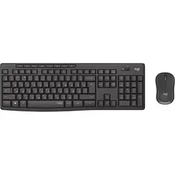 Комплект (клавiатура, миша) бездротовий Logitech MK295 Combo Black (920-009800)