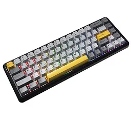 Механічна ігрова клавіатура Ajazz AK-680-MAX Magnetic Switch RGB USB Black-Gray - мініатюра 2