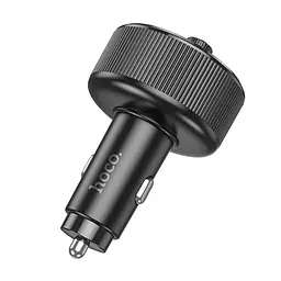 АЗП з FM-модулятором HOCO E82 Guerrero PD30W+QC3.0 car BT FM transmitter Black - мініатюра 4