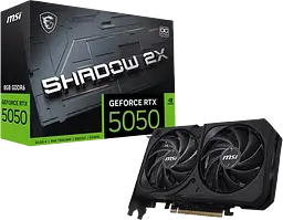 Відеокарта GeForce RTX 5050 8GB MSI Shadow 2X OC (RTX 5050 8G SHADOW 2X OC)