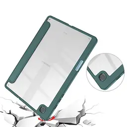 Чохол-книжка BeCover Soft Edge з кріпленням для стілусу для Samsung Galaxy Tab S6 Lite 10.4 P610/P613/P615/P619 Dark Green (708353) - мініатюра 3