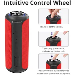 Портативна акустика Tronsmart T6 Plus Upgraded Edition Red [367786] [106608] - мініатюра 8