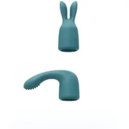 Вібромасажер з двома насадками Love To Love R-Evolution Teal Me - мініатюра 5