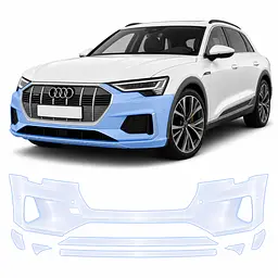 Антигравійна захисна бронеплівка за лекалами для Audi e-tron GT J1 2021- передній бампер
