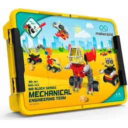 Конструктор Makerzoid Big Building Blocks-Mechanical Engineering Team (MKZ-OBK-MET) [86644] - мініатюра 2
