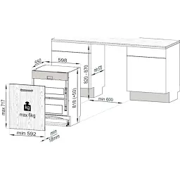 Посудомийна машина Beko DIN 34322 - мініатюра 4