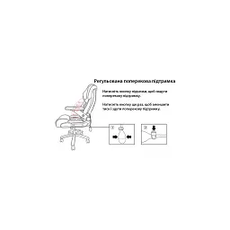 Офісне крісло GT Racer B-5146 Dark Gray (B-5146 Fabric Dark Gray XL) - миниатюра 10