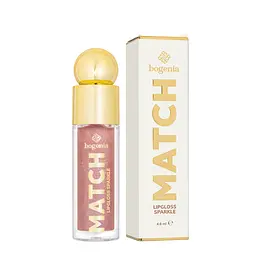 Блиск для губ Bogenia Match Lipgloss Sparkle із шимером стійкий (BG712), 04 Рожево-ліловий