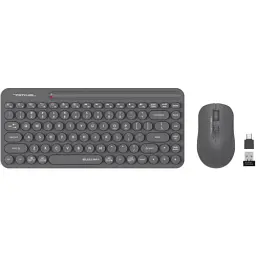 Комплект бездротовий A4Tech Fstyler FG3200 Air2 (Grey), Bluetooth / USB/Radio (USB) - мініатюра 6