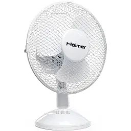 Вентилятор настільний Holmer HFS-1209-1W, White, 35 Вт, 2 швидкості, автоповорот, 3 лопаті по 23 см - мініатюра 2