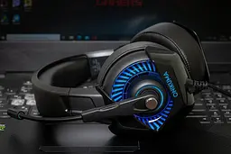 Дротова ігрова гарнітура Onikuma Gaming with LED K6, USB, 3.5mm, 2m, black-blue - мініатюра 8
