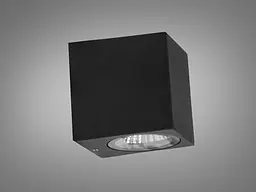 Світильник фасадний LED Diasha DFB-8001BK, 3W, 4100K, металевий, настінний, IP67, для підсвітки архітектурних елементів