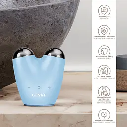 Підтягувач обличчя Geske MicroCurrent Face-Lifter 6 в 1 мікрострумовий аквамарин - мініатюра 5