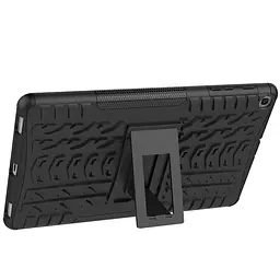 TPU+PC чохол Protector Stand для Samsung Galaxy Tab S6 Lite 10.4 (2020-2024) Black - мініатюра 2