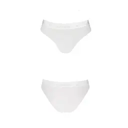 Трусики із прозорою вставкою Passion PS006 Panties white L - мініатюра 2