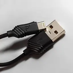 Адаптер живлення Hoco C12 Smart dual USB-набір із кабелем мікро чорний 6957531064114 - мініатюра 3