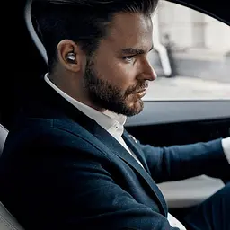 Bluetooth стерео гарнітура Hoco ES52 з кейсом (Чорна) - мініатюра 7