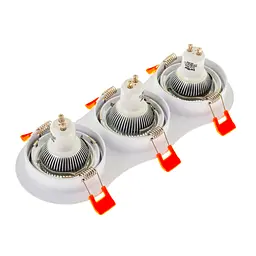 Світильник врізний поворотний Brille HDL-DT 108/3 MR16 WH 36-248 - мініатюра 2