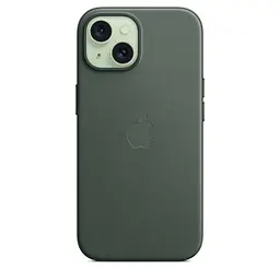 Чохол CasePro FineWoven Case with MagSafe Evergreen для iPhone 15 - мініатюра 4