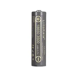 Акумулятор 18650 3500mah (3300-3500mah), Protected, 3.7V(2.75-4.2V), Black Liitokala (Lii-35A-PCB) - мініатюра 4
