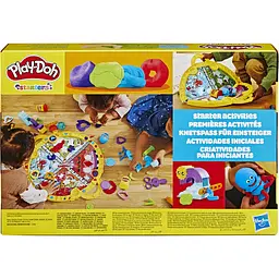 Набір для творчості з пластиліном Play-Doh Fold & Go Playmat Starter Set зі складним килимком для зберігання, (F9143) - мініатюра 7