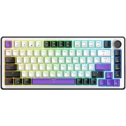 Клавіатура Hellyberry HK75, White/Violet, USB, механічна (перемикачі Hellyberry Linear) Hator teh0028294 - мініатюра 1