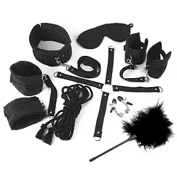 Набір БДСМ Art of Sex - Soft Touch BDSM Set, 9 предметів, Чорний Art of Sex SO6598 95167 - мініатюра 2