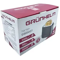 Тостер Grunhelm GWD007 700 Вт чорний (146211) - мініатюра 6