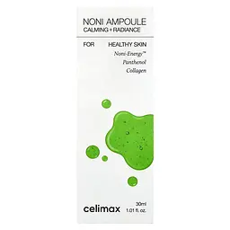 Успокаивающая ампула для сияния и восстановления кожи Celimax The Real Noni Energy Ampoule 30 мл - мініатюра 2