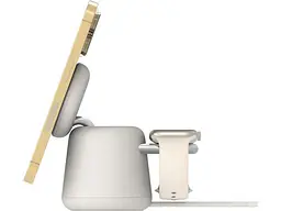 Бездротовий зарядний пристрій Belkin 2in1 MagSafe Charge Station White (WIZ020VFH37) - мініатюра 9