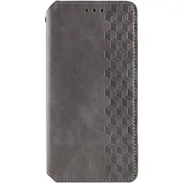 Чохол-книжка GETMAN Cubic Cover Case для Redmi 13C / Poco C65 Grey [100962] - мініатюра 1