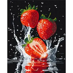 Картина за номерами "Соковита полуниця" Brushme BS54154, 40х50 см