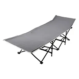 Ліжко розкладне туристичне Yiwu 185x60x50 см із сталевим каркасом розкладачка складна для дачі кемпінгу риболовлі SJ-0033G - мініатюра 6