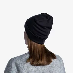 Шапка Buff Merino Heavyweight Beaney Solid Black (1033-BU 111170.999.10.00) - мініатюра 8
