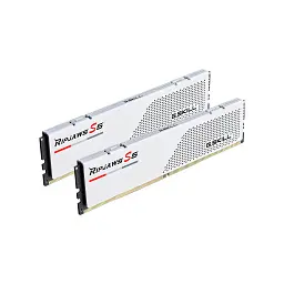 Модуль пам'яті для комп'ютера DDR5 32GB (2x16GB) 5600 MHz Ripjaws S5 White G.Skill (F5-5600J4040C16GX2-RS5W) - мініатюра 2