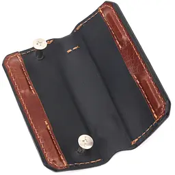 Чоловіча шкіряна ключниця GRANDE PELLE 3,5х9 см acs0025846 - мініатюра 3
