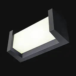 Фасадна Підсвітка Brille AL-138/1 E27 IP54 BK - мініатюра 2