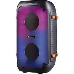 Акустична система 2.0 Defender Boomer 25, 25Вт RGB/BT/FM/USB/TF/AUX/MIC, чорна - мініатюра 2