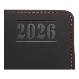 Щоденник датований Buromax Triumph 2026 A5 штучна шкіра/поролон червоний (BM.21104-05) - мініатюра 5
