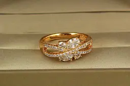 Кільце Xuping Jewelry стихія р 20 золотисте