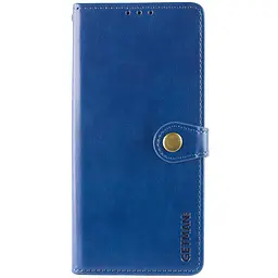 Шкіряний чохол-книжка GETMAN Gallant (PU) для Xiaomi Redmi 15C (EU) Синій