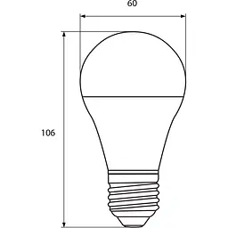Світлодіодна лампа Eurolamp LED з сутінковим датчиком 9W E27 4000K (LED-A60-09274(D/N) - мініатюра 3
