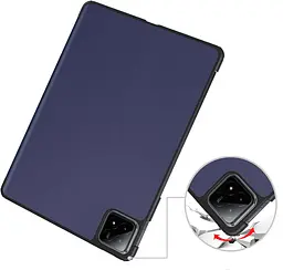 Чохол-книжка BeCover Smart Case для Xiaomi Pad 6S Pro 12.4 Насичено-синій (711084) - мініатюра 5