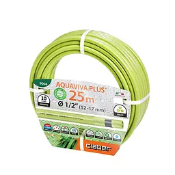 Шланг поливальний 1/2", 25м Aquaviva Plus, салатовий