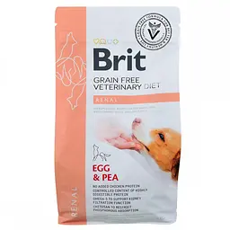 Сухий корм для собак Brit GF VetDiets Dog Renal 2 кг при нирковій недостатності (яйце. горох. гречка) - мініатюра 4